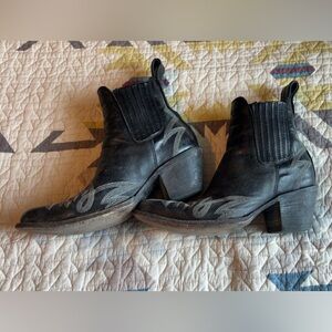 Black Old Gringo Booties